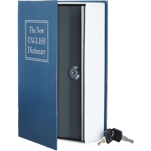 Secret Hidden Metal Book Safes with 2 keys
