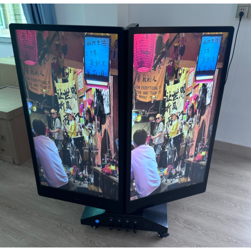 Taşınabilir V-Şekilli Dış Mekan Çift Taraflı LCD Tabela