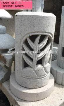 garden nature granite chinese stone lantern