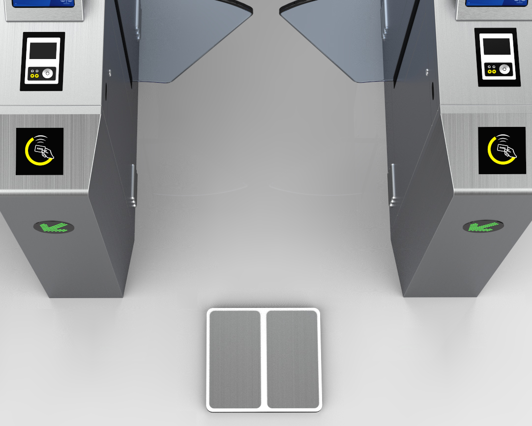 Electrostatic Access Control Turnstile Gate System