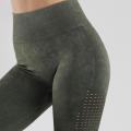 leggings de ioga para controle de barriga de cintura alta de mulheres