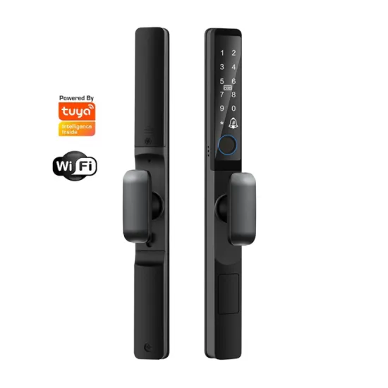 Electric Aluminum Sliding Short Handle Norrow Door Lock