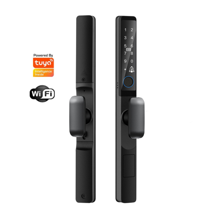 Электрический алюминий скользящий короткий ручка замок дверной дверь