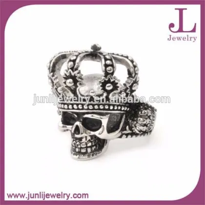 Stainless Steel Skull King Crown Pendant
