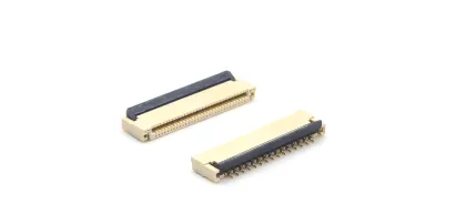 1.0mm FPC Connector Front Insertion Rear Flipping