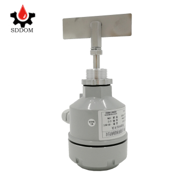 Paddle Wheel Level Switch - Finetec Rotary Paddle Type with Flanged Cage and External Float Tuning Fork