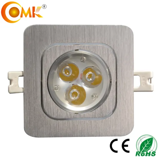 zhongshan city light 3*3W square commercial led lights bbq grill led