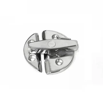 Marine Hardware 316 Stainless Steel Round Buckle Boat Door Latch Lock Twist Buckle
