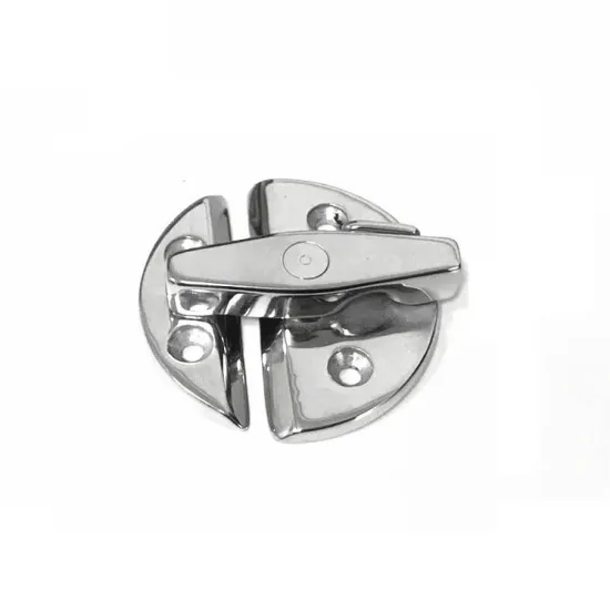 Marine Hardware 316 Stainless Steel Round Buckle Boat Door Latch Lock Twist Buckle