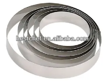 18-10 stainless steel Round mousse ring