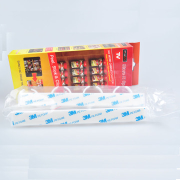 White Organizer Rack for Cabinet Door Spice Clips (1H x 1.5W x 10D)