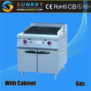 Butane lava rock grill with lava rock for cooking bbq (SUNRRY SY-GL900B)