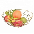 China Rose gold food fruit display basket Factory