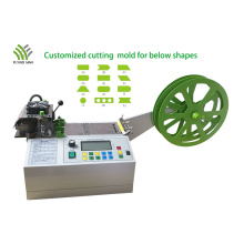 Angel cutting tape webbing machine