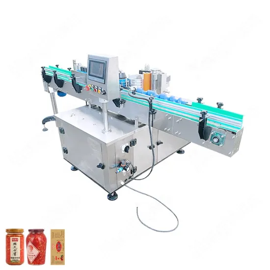 Automatic Chopped Pepper Sauce Labeling Machine for Cold Wet Glue Paper Labels