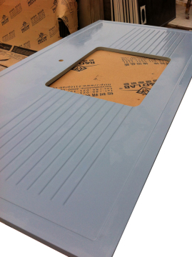 Ceramic Worktop Lab Fume Cupboard China Supplier (TK-015)