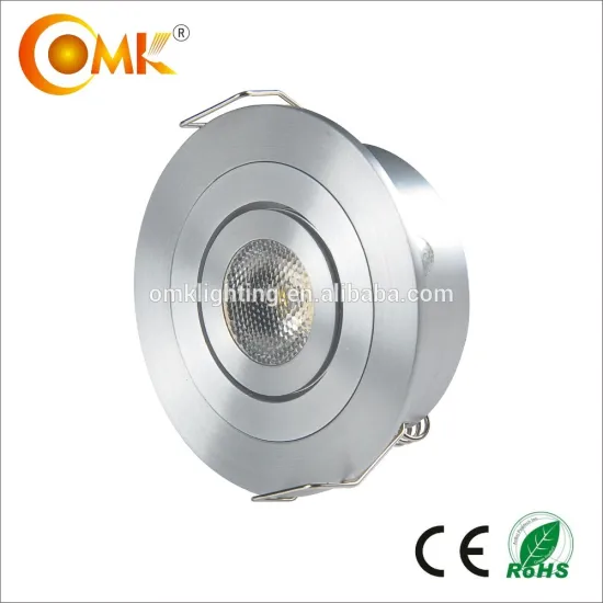 1w 3w cree Pure Aluminum anti-glare round wireless led under cabinet lighting
