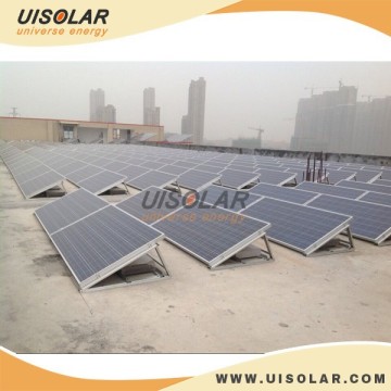 Aluminum solar panel ballsted mounting bracket for flat roof