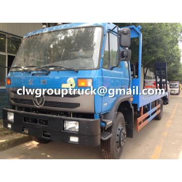 Dongfeng Flatbed Tow รถบรรทุกสำหรับการขนส่งรถยก