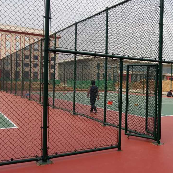 Esportes ao ar livre Ground Galvanized Chain Link Fence