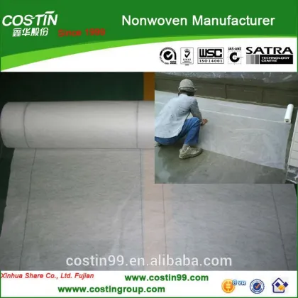 recycled polyester nonwoven waterproof building material