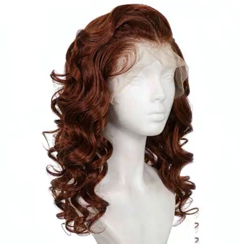 Natural Black Deep Wave Lace Front Wig