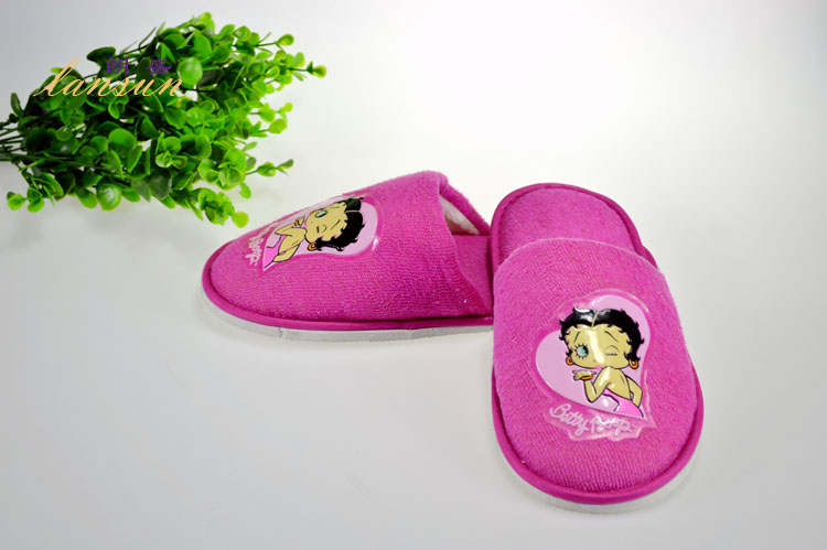 Pink Terry Towel Slipper Children Terry Slipper