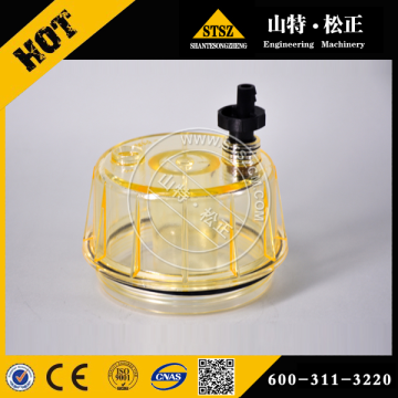 Komatsu loader accessories WA480-6 filter bowl 600-311-3220
