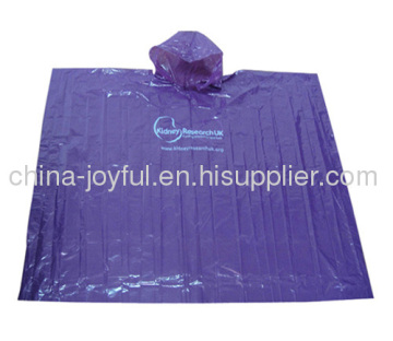 Poncho di plastica usa e getta per promozione