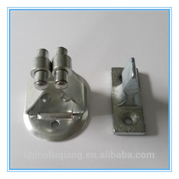 Strong 65mn iron door catch zinc plated