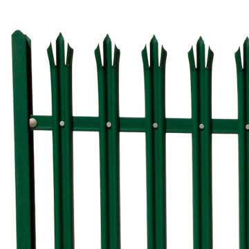 Commercial Industrial Galvanized Steel Picket Fence