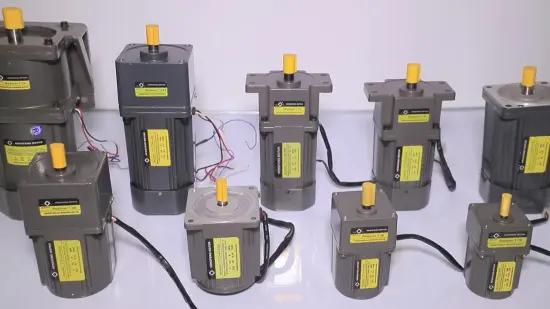 Reversible 90W 120W 50Hz Three-phase AC Gear Motor