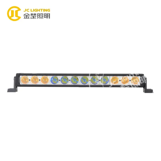 led light bar amber and blue light bar for 4wd offroad trucks