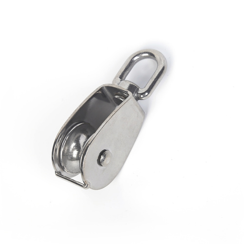 AISI304/316 Stainless Steel Pulley Block Pulley marine swivel eye pulley Factory