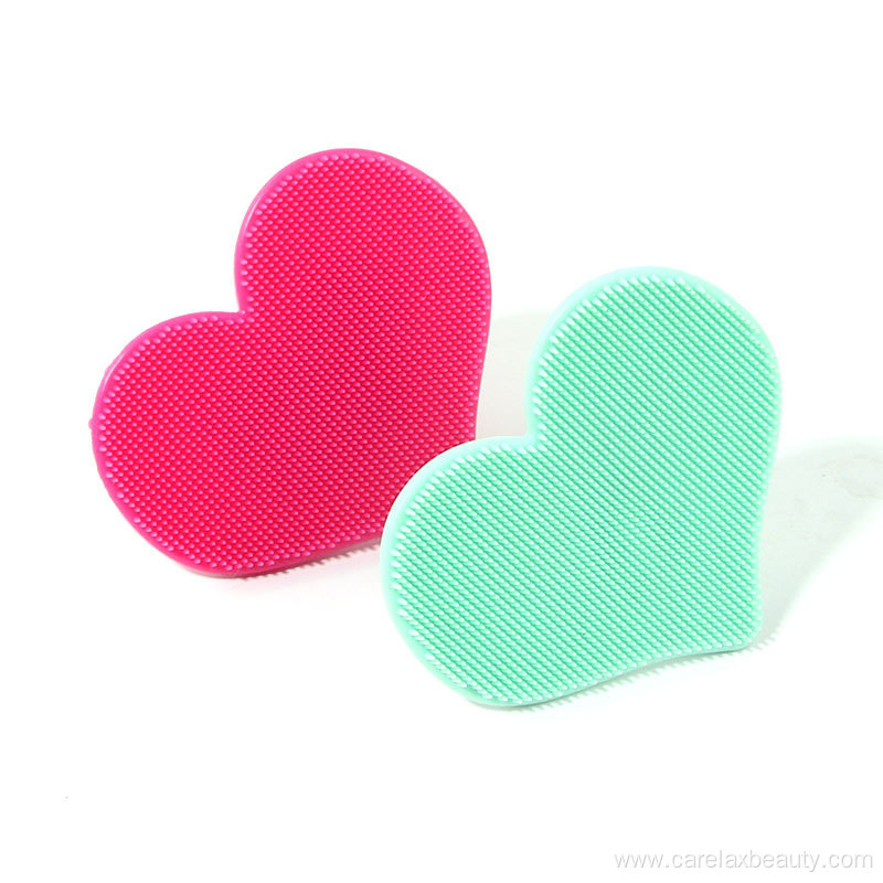 Heart Silicone Facial Cleansing Brush Face Brush