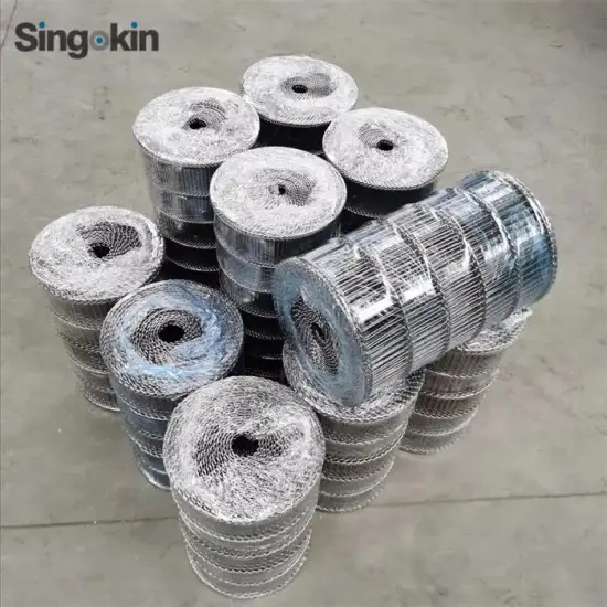 Stainless Steel Cooling Wire Mesh Belt Conveyor Belts for Breadmakers - Food Grade 12 Meter