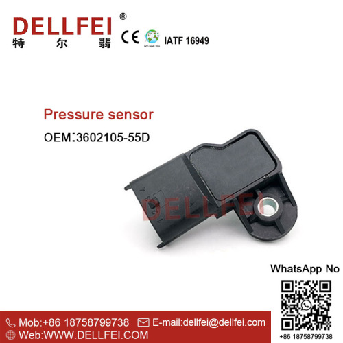 Sensor de presión del colector del sensor de mapa automático 3602105-55D