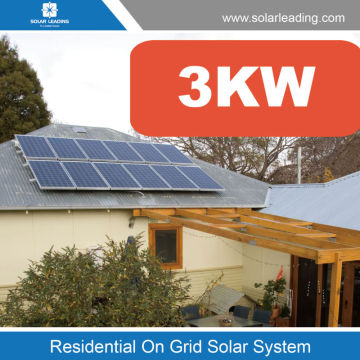 One stop solution 3kw electrical energy projects include pv panels for Mexico market