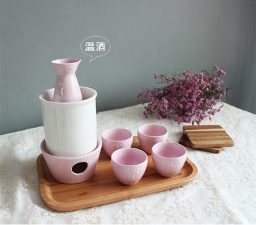 Ensemble de vin en céramique Sakura de qualité