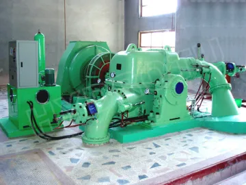 Small Impulse Turbine Turgo Hydro Turbine / Turgo Water Turbine With Stainless Steel Runner