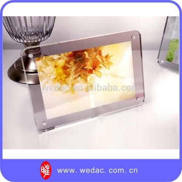 Hot new design acrylic material and photo frame type square acrylic magnet photo frame