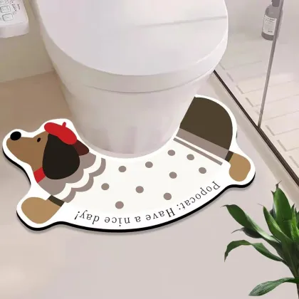 Customized Thick Non-Slip Cartoon Toilet Mat