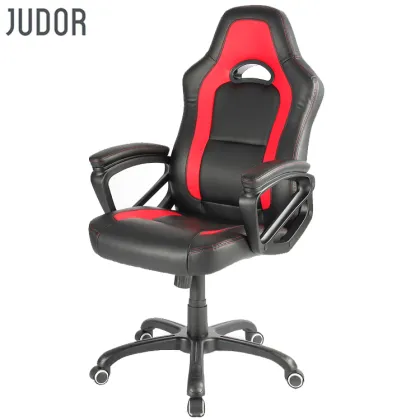 Judor Swivel Red Gaming Office Chair Gaming Racing Chair