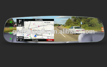 car accessories rearview mirror ultra-high brightness frameless mirror with mirror-link