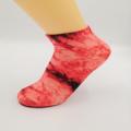 Women's tye-die colors crew socks