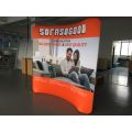 8ft Custom Trade Show Tension Fabric Stands Display Curved Backdrop