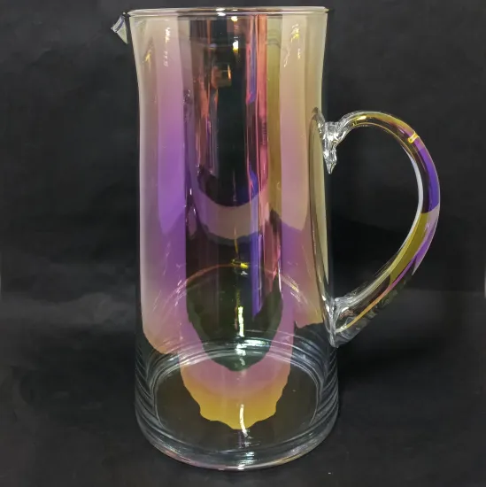 colored plating crystal drinking glass water jug