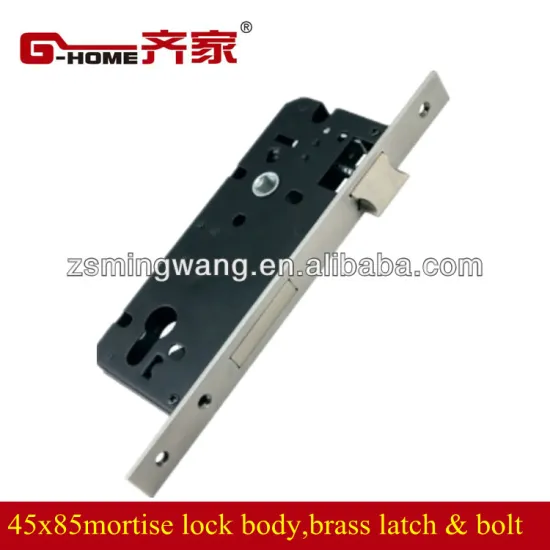 hot selling 4585 lock body with brass latch and bolt
