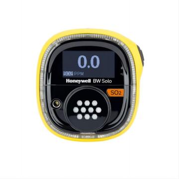 Honeywell BW Solo Single-Gas Detector - SO2, 0 to 100 ppm, Bluetooth, Yellow