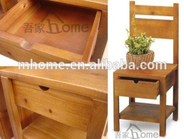 Zakka natural wood kid chair